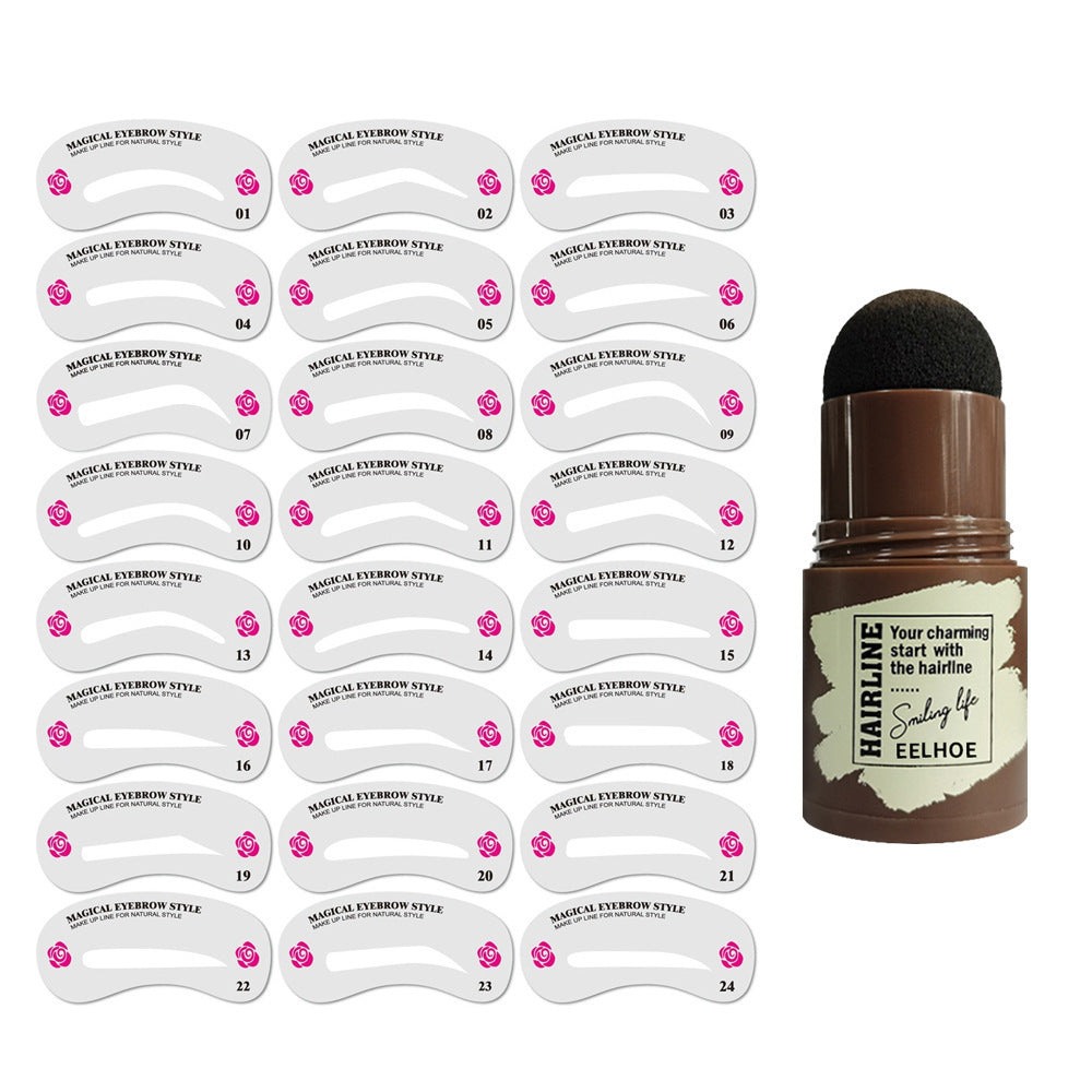 Eyebrow Mold Set Makeup Powder Eyebrow Mold Set Makeup Powder
